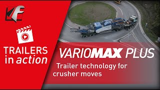 FAYMONVILLE VarioMAX Plus  Trailer technology for crusher moves [upl. by Ala]