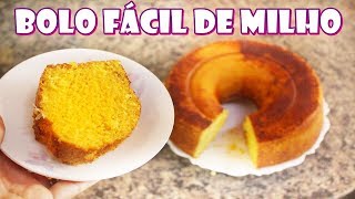 BOLO TUDO DE BOM DE MILHO LATINHA COM FLOCÃO DE CUSCUZ  FACÍLIMO E INCRIVELMENTE DELICIOSO [upl. by Anilemrac502]