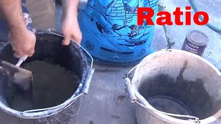 HOW TO MIX SAND AND CEMENT BY HAND DIY [upl. by Susannah]