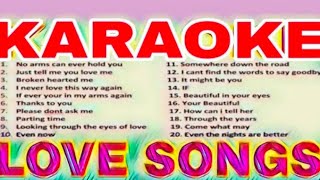 Karaoke Love Songs English Version [upl. by Lean]