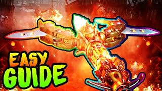 BEST WOLF BOW UPGRADE GUIDE EASY Black Ops 3 Zombies Der Eisendrache Easter Egg Guide  Tutorial [upl. by Blinny]