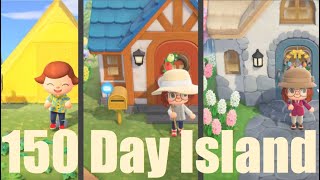 150 Days in 30 Minutes  My Islands Evolution in Animal Crossing New Horizons [upl. by Nesnej]