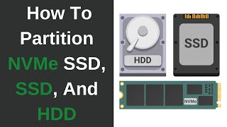 How To Partition Your SSD m2 NVMe SSD And HDD In Windows 10 [upl. by Raynata]