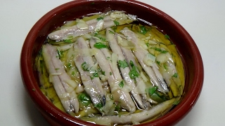 BOQUERONES EN VINAGRE DUROS Y BLANCOS [upl. by Falk75]