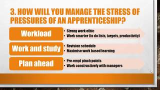 Top 5 Apprenticeship Interview Questions and Answers [upl. by Welcome]