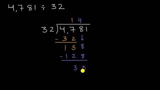 Dividing by a two digit number [upl. by Aamsa]