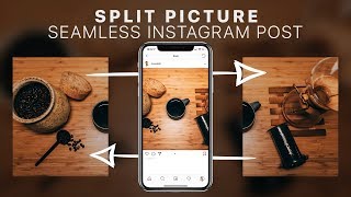 How To Split Pictures For Instagram  Seamless MultiPost Tutorial [upl. by Yereffej]