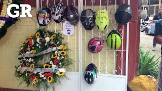 Despiden a Pedro Iván motociclista que murió en la MéxicoCuernavaca [upl. by Gasperoni]