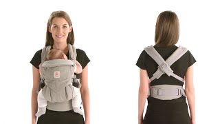 How Do I Crisscross Baby Carrier Straps  Omni 360  Ergobaby [upl. by Meta134]