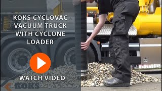 Vacuum Truck with Cyclone Loader KOKS CycloVac  KOKS Group [upl. by Pet201]