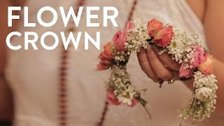 How to Make a Flower Crown [upl. by Kovacs]