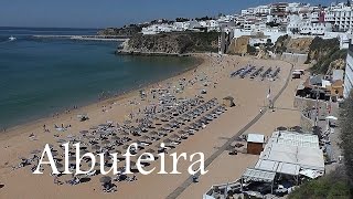 ALGARVE Albufeira town amp beach Portugal [upl. by Aciras]