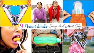 9 Life Saving PERIOD HACKS You MUST Try  Sketch Comedy Anaysa [upl. by Nylekcaj]