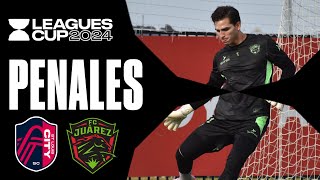 Penales ST LOUIS CITY VS FC JUÁREZ  El SHOW🎩 de JURADO bajo los 3 postes [upl. by Nibot]