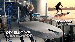 DIY Jetsurf Build  featuring Christian Green a creator of his own DIY electric surfboard [upl. by Ojeibbob]