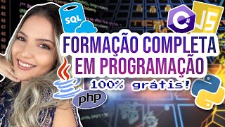 MELHOR site para APRENDER PROGRAMAÇÃO com CURSOS ONLINE GRATUITOS e com CERTIFICADO  Mari Rel [upl. by Eenehs]