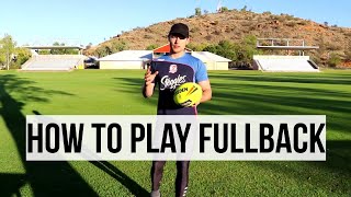 How To Play Fullback in Rugby League  Rugby Skills Tutorial [upl. by Arymat2]