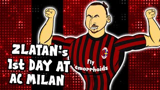 🔴Zlatans 1st Day at AC Milan⚫ [upl. by Vani956]