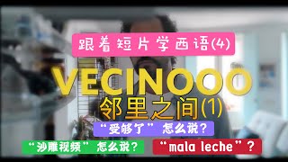 看电影学西班牙语，短片Vecinooo详细解读（1） [upl. by Eiznyl]