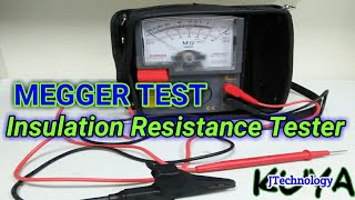 MEGGER TEST Insulation Resistance Tester [upl. by Aztiley89]