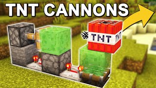 Easy TNT Cannon Designs in Minecraft 121 Tutorial [upl. by Froehlich171]