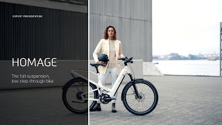 Riese amp Müller Homage The fullsuspension low stepthrough bike [upl. by Repotsirhc]