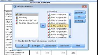 Deskriptivstatistische Analyse von Fragebogendaten [upl. by Adlay]