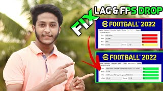 How to Fix FPS Drops amp Lag in eFootball 2022  Boost FPS  Improve Performance  Low End Pc [upl. by Felice830]