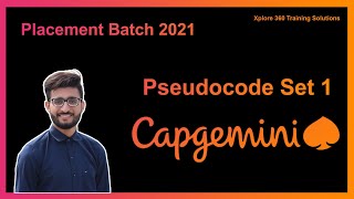 Capgemini PseudocodesI [upl. by Ellebana796]