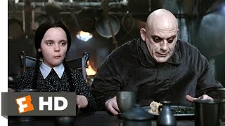 The Addams Family 310 Movie CLIP  Dinner Conversation 1991 HD [upl. by Meurer]