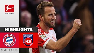 FC Bayern München  1 FC Heidenheim 42  Highlights  Matchday 11 – Bundesliga 202324 [upl. by Razal607]