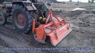 Soil Stabilisation using cement  HIGHWAY ENGINEERING [upl. by Atsira]