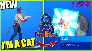 FORTNITE IM A CAT KITTY CAT SONG 1 HOUR [upl. by Haelahk]