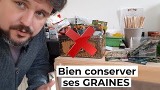 Comment CONSERVER au mieux ses GRAINES [upl. by Fine94]