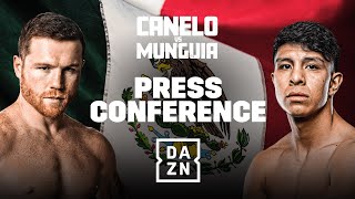 CANELO ALVAREZ VS JAIME MUNGUIA LOS ANGELES LAUNCH PRESS CONFERENCE [upl. by Euqinahc100]