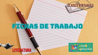 Literatura Fichas de trabajo [upl. by Tiffi]