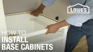 How to Install Base Cabinets [upl. by Etem]