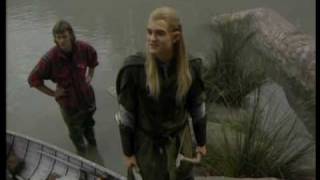 LOTR Fellowship of the Ring DVD Orlando Bloom Featurette [upl. by Akemehs]