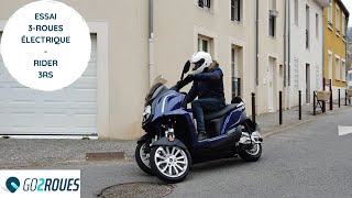 Rider 3RS  Essai Scooter trois roues Electrique 125 [upl. by Warder]