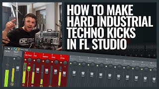 How To Make Hard Industrial Techno Rumble Kicks FL Studio Tutorial [upl. by Lindberg]