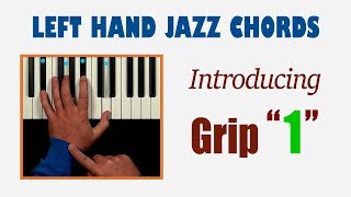 Left hand chords quotminor 7quot and quotsuspendedquot chord progressions [upl. by Prentiss]