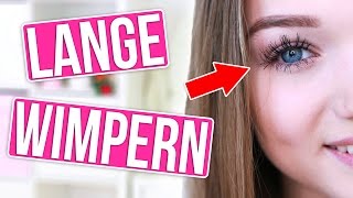 How To LANGE WIMPERN SO habe ICH sie bekommen  Julia Beautx [upl. by Cira]