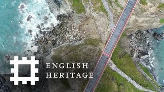 Postcard from Tintagel Castle Cornwall  England Drone Footage [upl. by Jeni]