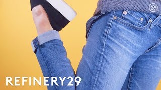 How Denim Jeans Are Made  How Stuff Is Made  Refinery29 [upl. by Hepza514]