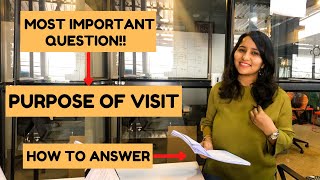 How to answer  PURPOSE OF VISIT  USA B1 Visa Interview questions For Indians 2023  Shachi Mall [upl. by Valerie]