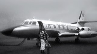 Lockheed C140B Jetstar  quotArrival amp Takeoffquot  1965 [upl. by Emiline]