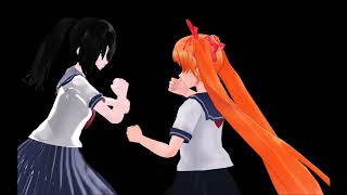 MMD Ayano vs Osana [upl. by Matias]