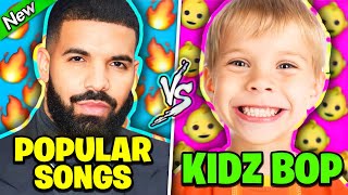 POPULAR RAP SONGS vs KIDZ BOP REMIXES  PART 3 [upl. by Edwine]