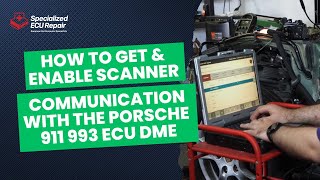 How to get amp enable scanner communication with the Porsche 911 993 ECU DME [upl. by Alael]