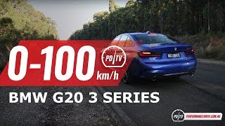 2019 BMW 330i G20 0100kmh amp engine sound [upl. by Cronin775]